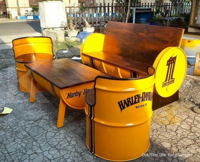 Limbah Tong Kosong Disulap Vino Jadi Produk Unik dan Bernilai Jual 